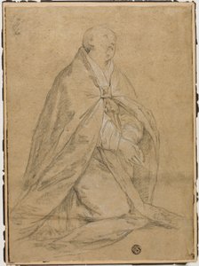 Kneeling Ecclesiastic Saint