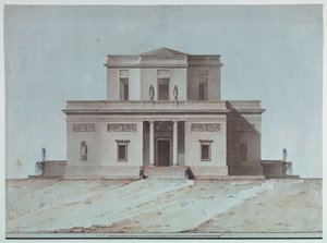 Elevation of a Country Villa by Unknown, Italian