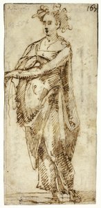 Full-Length Figure of a Woman