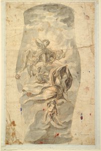 Ceiling Design with Apollo, ca. 1780 by Unknown artistUnknown artist