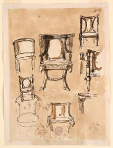 Chairs, 1780–1790