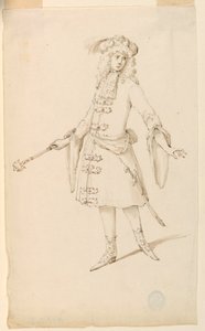 Costume Design: A Nobleman, King, or Prince for a Ballet, ca. 1720 by Unknown artistUnknown artist