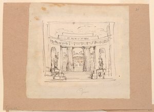 Curtain Design, Curving Gateway Antique Architecture