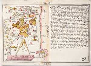 16th century map of county Limerick, Ireland by Unknown artist