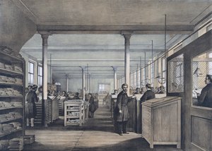 A 19th Century European Print Shop by Unknown artist