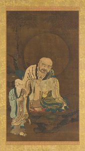 A Luohan and an Attendant by Unknown artist