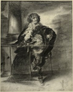 A Man in 17th Century Costume by Unknown artist