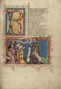 A Scribe and a Woman by Unknown artist