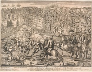 A View of the Battle of Culloden in Scotland, 1746 by Unknown