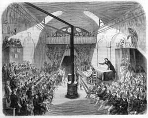 A session at the club of Jacobins, during the Revolution of 1789. Engraving of 1844 by Unknown artist