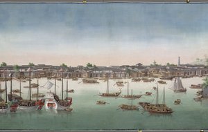 A View of Canton by Unknown artist