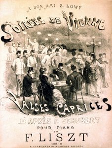 Poster of the evenings of Vienna. Waltzes caprices after F. Schubert