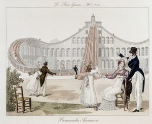Air walks: roller coaster - in Le Bon genre, No. 102, early 19th century by Unknown artist