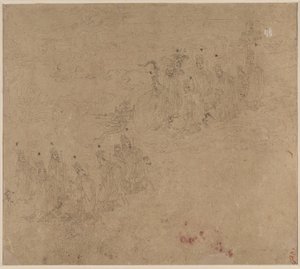 Album of Daoist and Buddhist Themes: Procession of Daoist Deities: Leaf 25 by Unknown artist