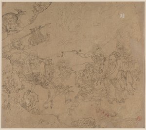 Album of Daoist and Buddhist Themes: Search the Mountain: Leaf 45 by Unknown artist