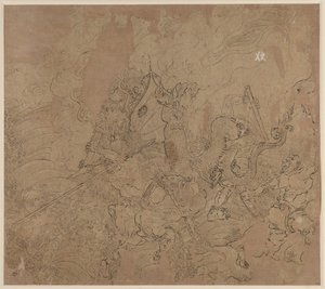 Album of Daoist and Buddhist Themes: Search the Mountain: Leaf 49 by Unknown artist