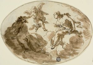 Allegory with Masked Figure