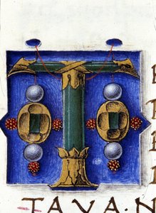 Alphabet: miniaturized letter T