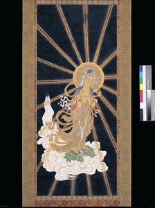 Amitabha (Amida) Triad Descending from Heaven by Unknown artist