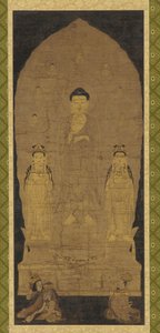 Amitabha Triad by Unknown artist