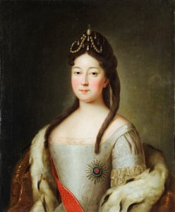 Portrait of the Tsarevna Anna Petrovna of Russia (1708-1728), the Daughter of Emperor Peter I of Russia