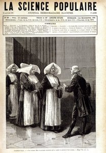 Antoine Augustin Parmentier, pharmacist known for spreading potato cultivation in France, speaking to nuns by Unknown artist