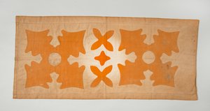 Appliqué Bolster Cover by Unknown artist