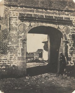 Arch in Farmyard, Swansea by Unknown artist