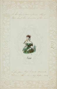 As the Painted Flower Shows (valentine) by Unknown artist
