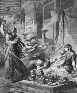 Xerxes I Discovers Haman at the Feet of Esther