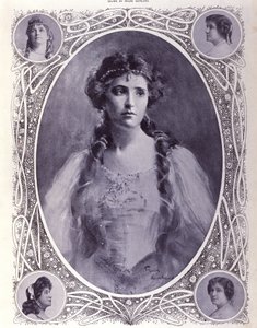 Portrait of Australian Singer Nellie Melba (Late 19th Century) by Unknown artist