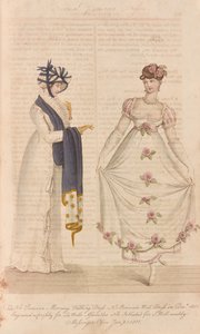 Autumnal Parisian Dress by Unknown artist