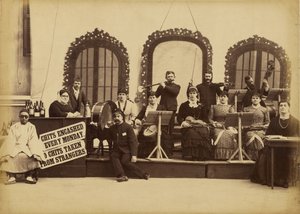 Band Performing on Street by Unknown artist
