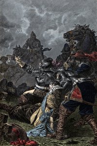 Battle of Lutzen by Unknown artist