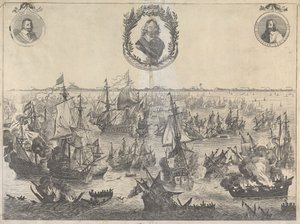 Battle of Scheveningen, 31st July 1653 by Unknown artist