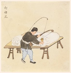 Beating Cotton by Unknown artist