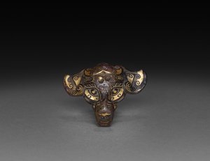 Belt Hook in the Form of a Buffalo or Elephant Head