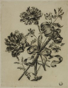 Bouquet of Carnations and Lilies by Unknown artist
