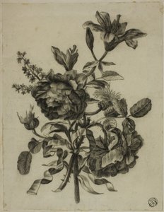 Bouquet of Roses and Lilies