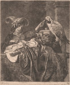 Boy and a Parrot