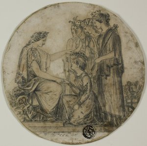 Britannia Distributing Civic Crowns by Unknown artist