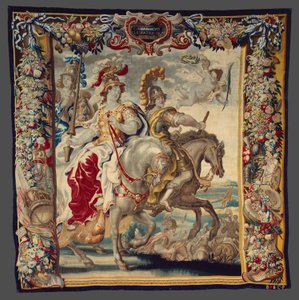 Caesar and Cleopatra Enjoying Themselves from The Story of Caesar and Cleopatra by Unknown artist