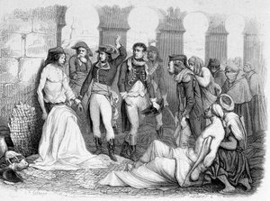 Campaign of Egypt (1798-1801): General Bonaparte Visiting the Pestiferous Hospital in Jaffa, Egypt by Unknown artist