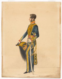 Captain William Brett, Bombay Horse Artillery by Unknown artist