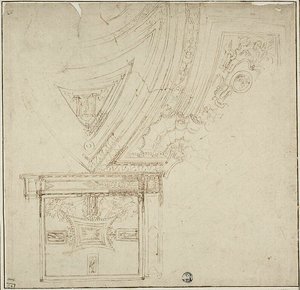 Ceiling Decoration with Grotesques