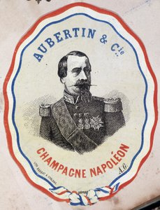 Champagne Napoleon - Aubertin & Cie. (portrait of Napoleon III)