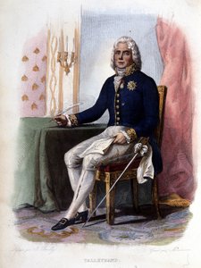 Charles Maurice de Talleyrand Périgord (1754-1838), French politician. - in "Le Plutarque francais", Ed. Mennechet, Paris by Unknown artist