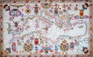 Chart of the entire Mediterranean by Unknown artist