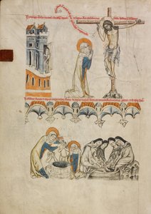 Christ Blessing Saint Hedwig; Saint Hedwig Washing Her Grandson