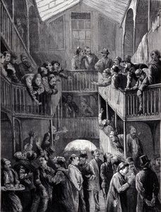 Constantinople: the stock exchange in the suburb of Galata in 1878 by Unknown artist